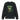 Black Printed Sweater Front